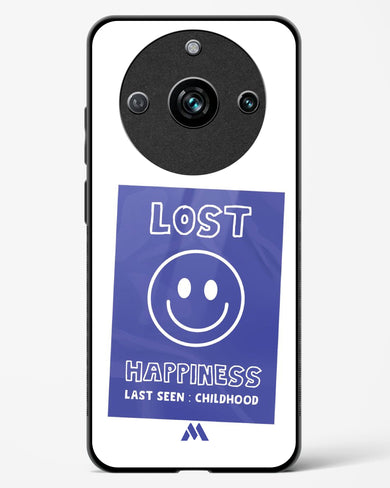 Lost Happiness Glass Case Phone Cover (Realme)