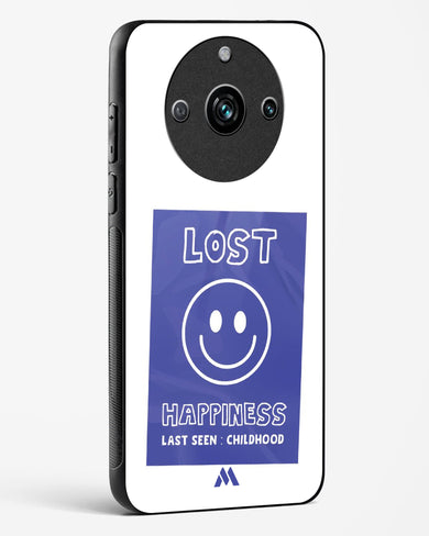 Lost Happiness Glass Case Phone Cover (Realme)