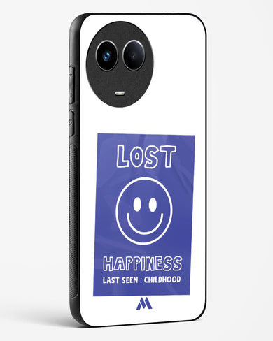 Lost Happiness Glass Case Phone Cover (Realme)