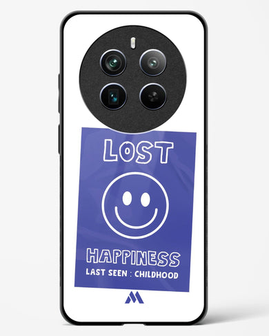 Lost Happiness Glass Case Phone Cover (Realme)