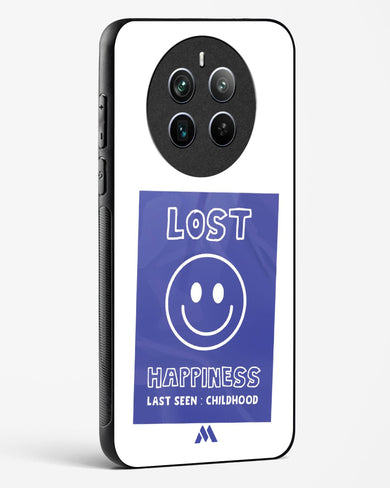 Lost Happiness Glass Case Phone Cover (Realme)