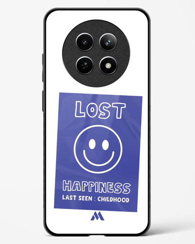 Lost Happiness Glass Case Phone Cover (Realme)