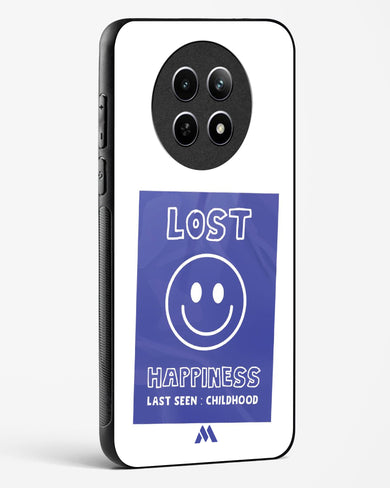 Lost Happiness Glass Case Phone Cover (Realme)