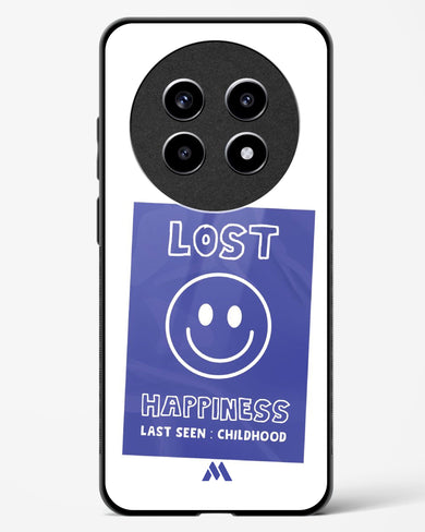 Lost Happiness Glass Case Phone Cover (Realme)