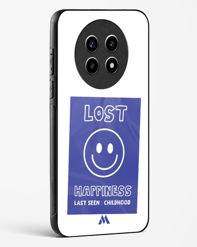 Lost Happiness Glass Case Phone Cover (Realme)