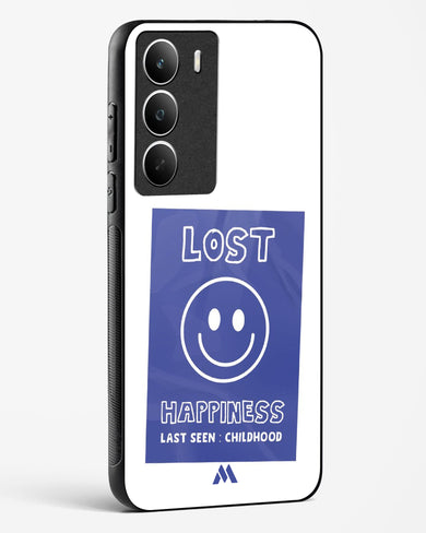 Lost Happiness Glass Case Phone Cover (Realme)
