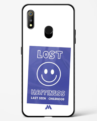 Lost Happiness Glass Case Phone Cover (Realme)