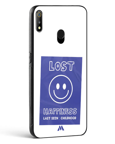 Lost Happiness Glass Case Phone Cover (Realme)