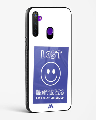 Lost Happiness Glass Case Phone Cover (Realme)