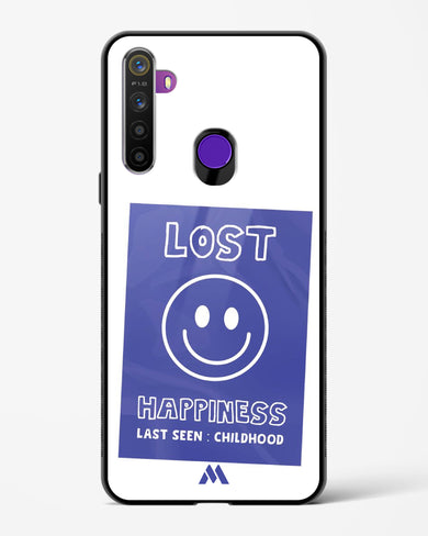 Lost Happiness Glass Case Phone Cover (Realme)