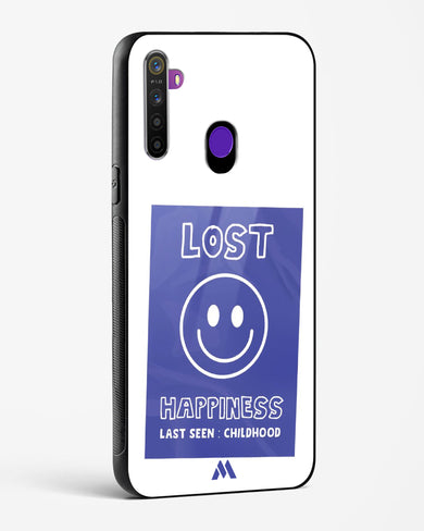 Lost Happiness Glass Case Phone Cover (Realme)