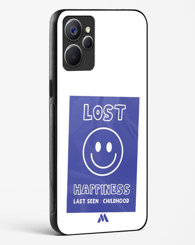 Lost Happiness Glass Case Phone Cover (Realme)