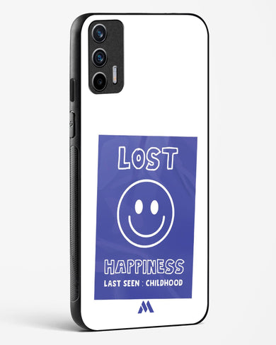 Lost Happiness Glass Case Phone Cover (Realme)