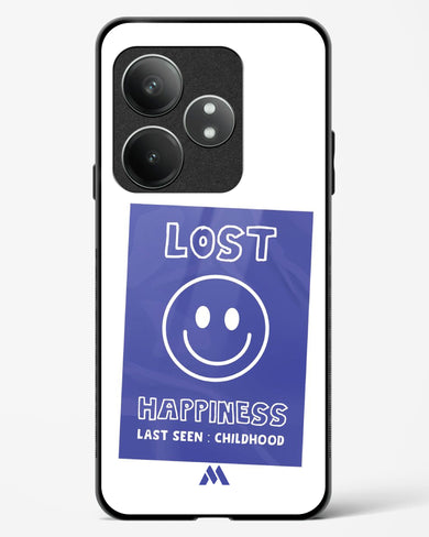 Lost Happiness Glass Case Phone Cover (Realme)