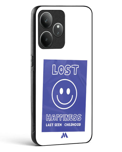 Lost Happiness Glass Case Phone Cover (Realme)