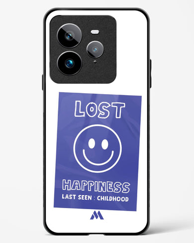 Lost Happiness Glass Case Phone Cover (Realme)