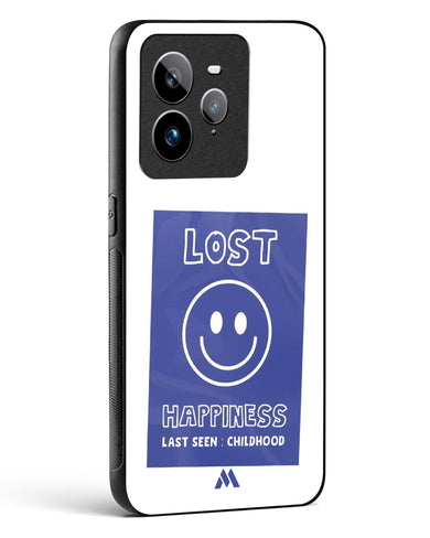 Lost Happiness Glass Case Phone Cover (Realme)