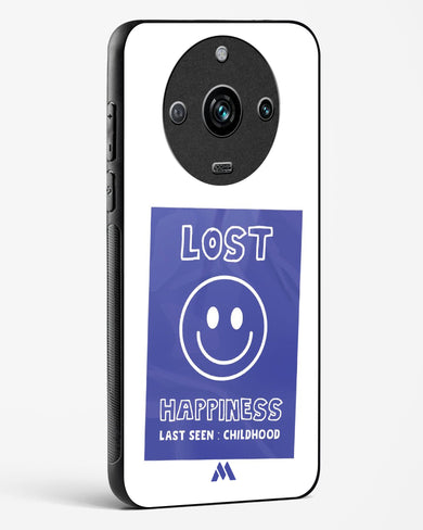 Lost Happiness Glass Case Phone Cover (Realme)