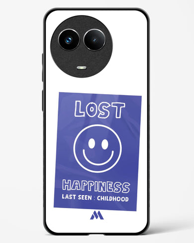 Lost Happiness Glass Case Phone Cover (Realme)