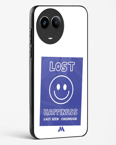 Lost Happiness Glass Case Phone Cover (Realme)