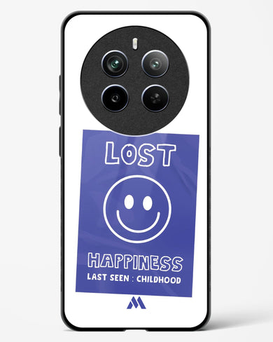 Lost Happiness Glass Case Phone Cover (Realme)