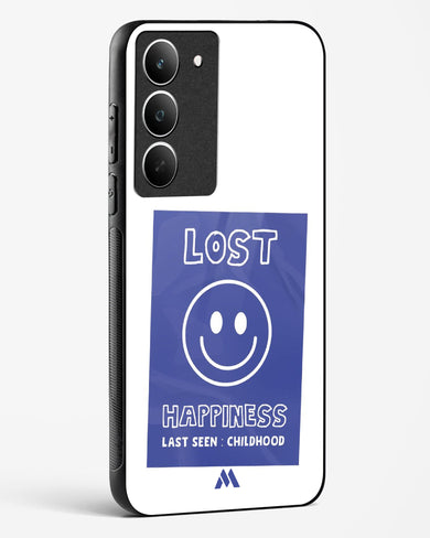 Lost Happiness Glass Case Phone Cover (Realme)