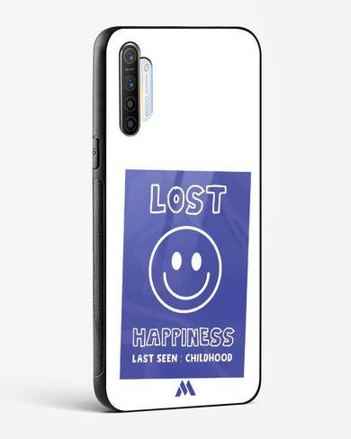 Lost Happiness Glass Case Phone Cover (Realme)