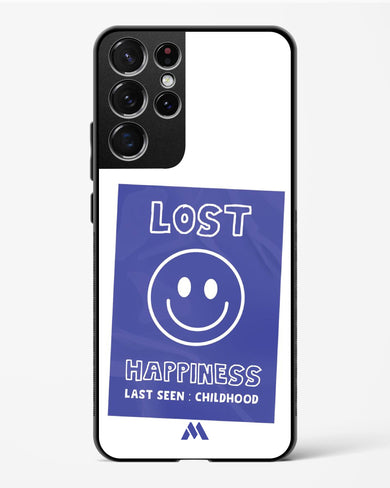 Lost Happiness Glass Case Phone Cover (Samsung)