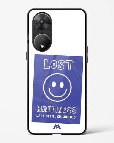 Lost Happiness Glass Case Phone Cover (Vivo)