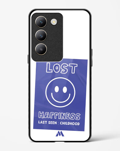 Lost Happiness Glass Case Phone Cover (Vivo)