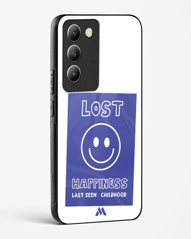 Lost Happiness Glass Case Phone Cover (Vivo)