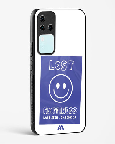 Lost Happiness Glass Case Phone Cover (Vivo)