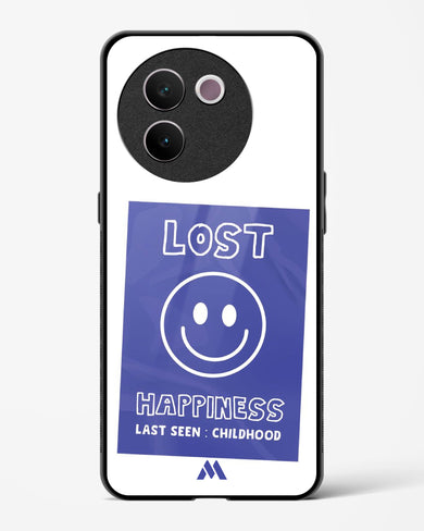 Lost Happiness Glass Case Phone Cover (Vivo)