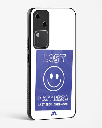 Lost Happiness Glass Case Phone Cover (Vivo)