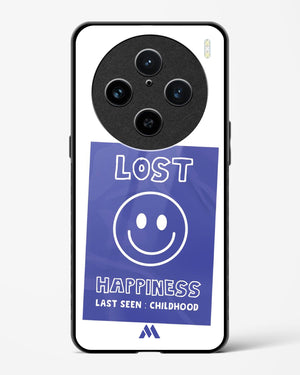 Lost Happiness Glass Case Phone Cover (Vivo)
