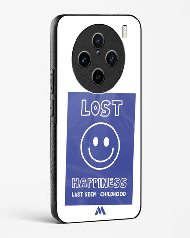 Lost Happiness Glass Case Phone Cover (Vivo)