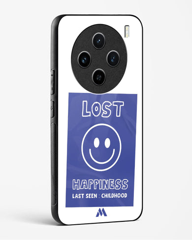 Lost Happiness Glass Case Phone Cover (Vivo)