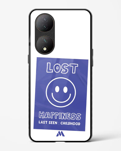 Lost Happiness Glass Case Phone Cover (Vivo)