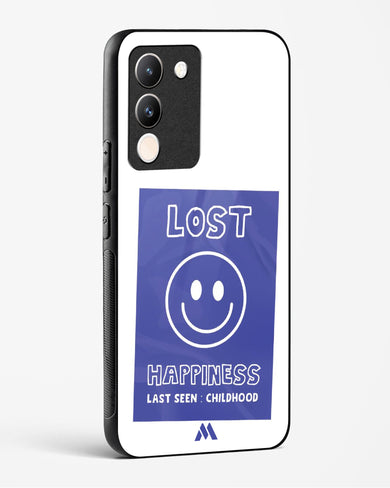 Lost Happiness Glass Case Phone Cover (Vivo)