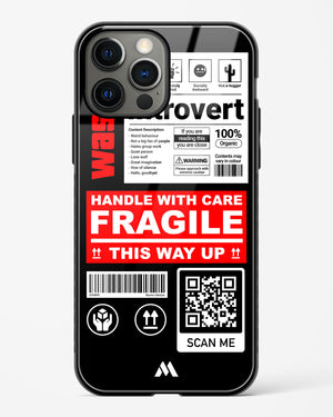 Fragile Glass Case Phone Cover (Apple)