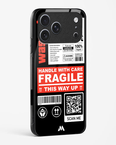 Fragile Glass Case Phone Cover (Apple)