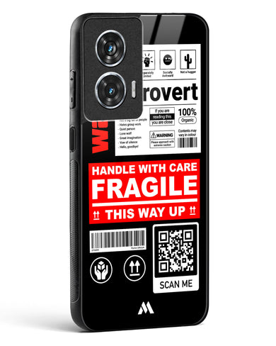 Fragile Glass Case Phone Cover (Motorola)