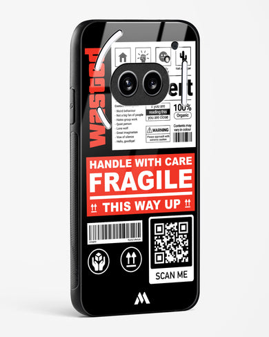 Fragile Glass Case Phone Cover (Nothing)