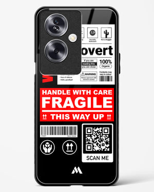 Fragile Glass Case Phone Cover (Oppo)