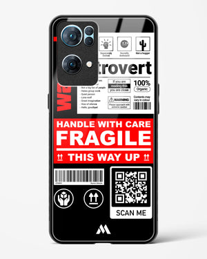 Fragile Glass Case Phone Cover (Oppo)