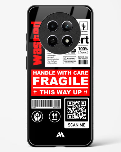 Fragile Glass Case Phone Cover (Realme)