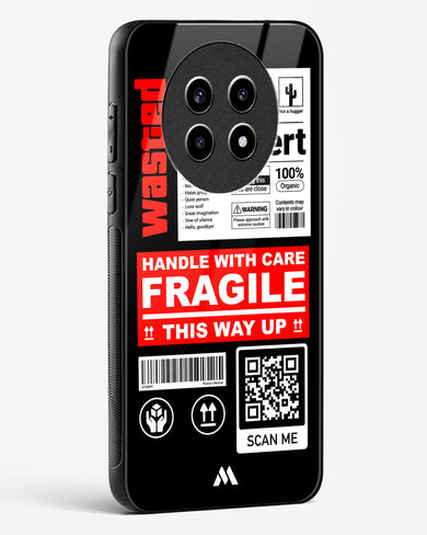 Fragile Glass Case Phone Cover (Realme)