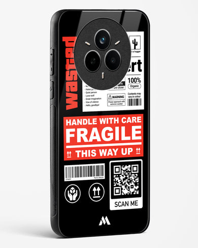 Fragile Glass Case Phone Cover (Realme)