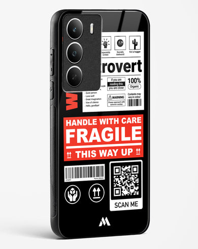 Fragile Glass Case Phone Cover (Realme)