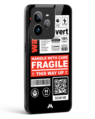 Fragile Glass Case Phone Cover (Realme)